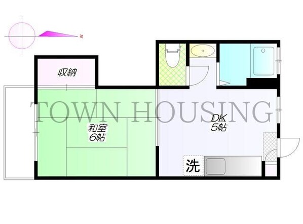 マンション渡辺の物件間取画像